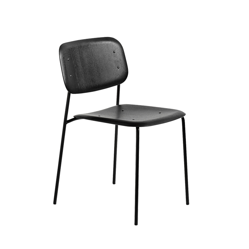 Chaise SOFT EDGE 40 Noir HAY