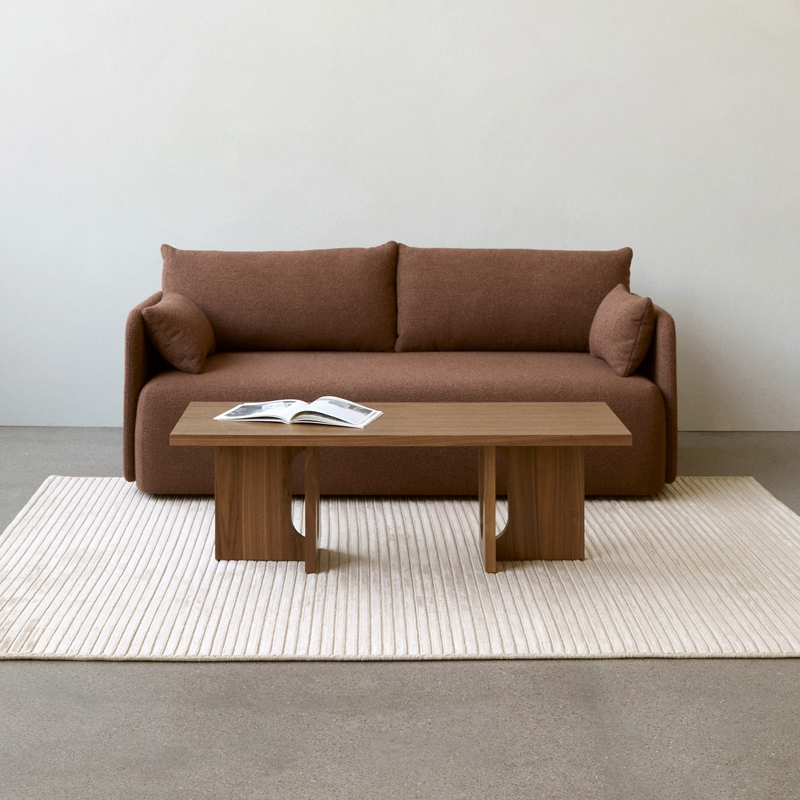 Table basse ANDROGYNE bois Noyer AUDO COPENHAGEN