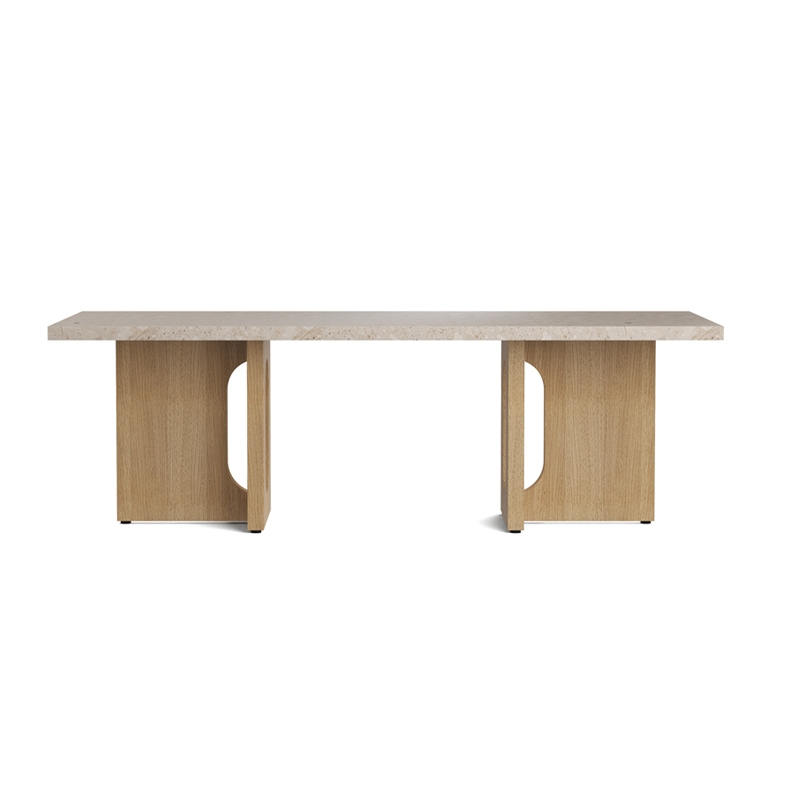 Table basse ANDROGYNE bois & pierre Pierre Kunis Breccia/ chêne AUDO COPENHAGEN