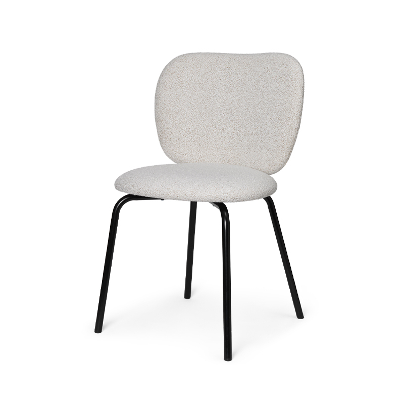 Chaise RICO Soft Bouclé Soft Bouclé Blanc cassé / Sable FERM LIVING