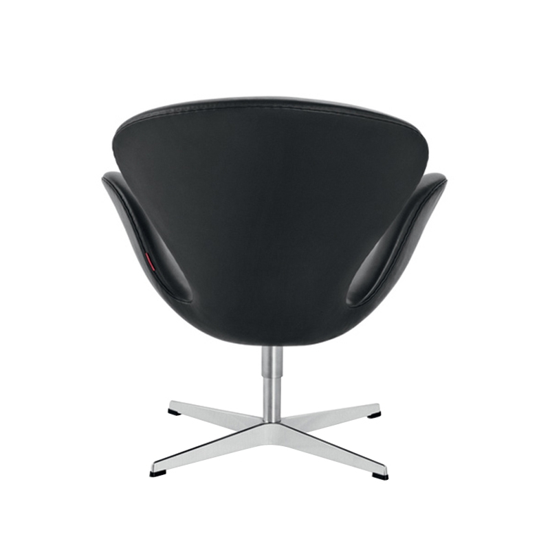 Fauteuil CYGNE Cuir Noir FRITZ HANSEN
