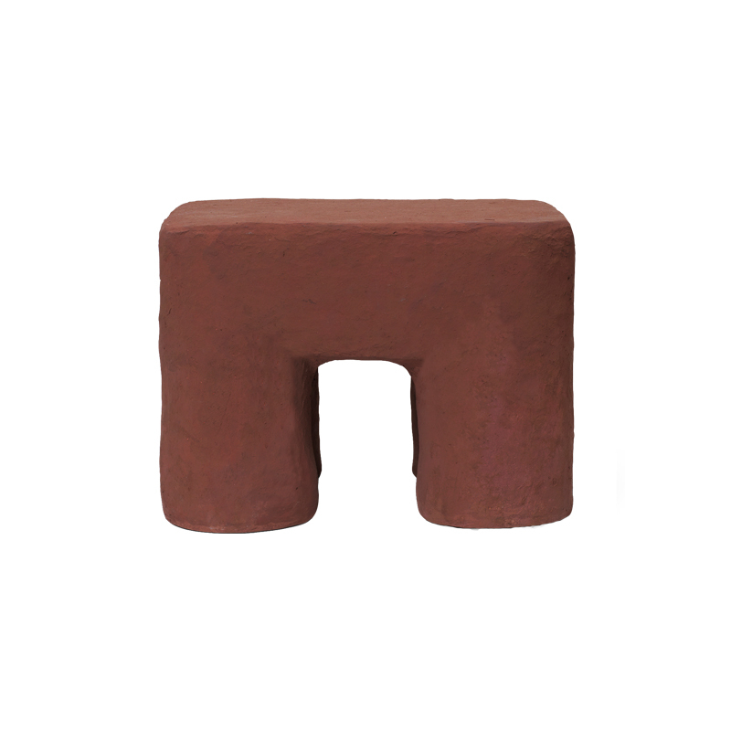 Siège enfant Tabouret PODO Brun rouge FERM LIVING