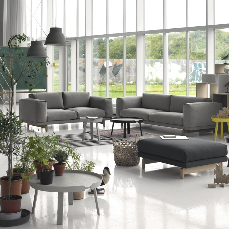 Canapé REST 3 places Gris 13 MUUTO