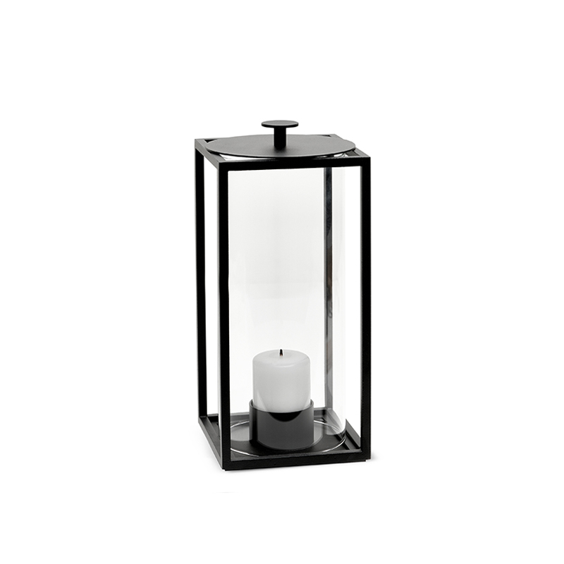 Photophore, bougeoir et bougie Lanterne LIGHT'IN Small Noir AUDO COPENHAGEN