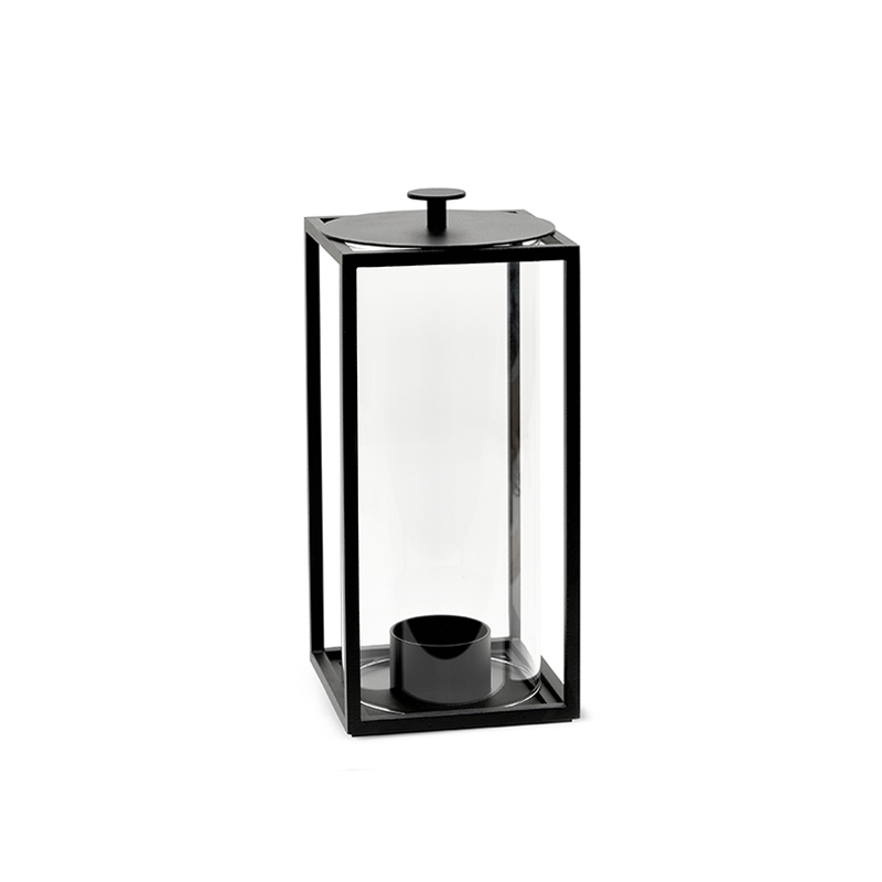 Photophore, bougeoir et bougie Lanterne LIGHT'IN Small Noir AUDO COPENHAGEN