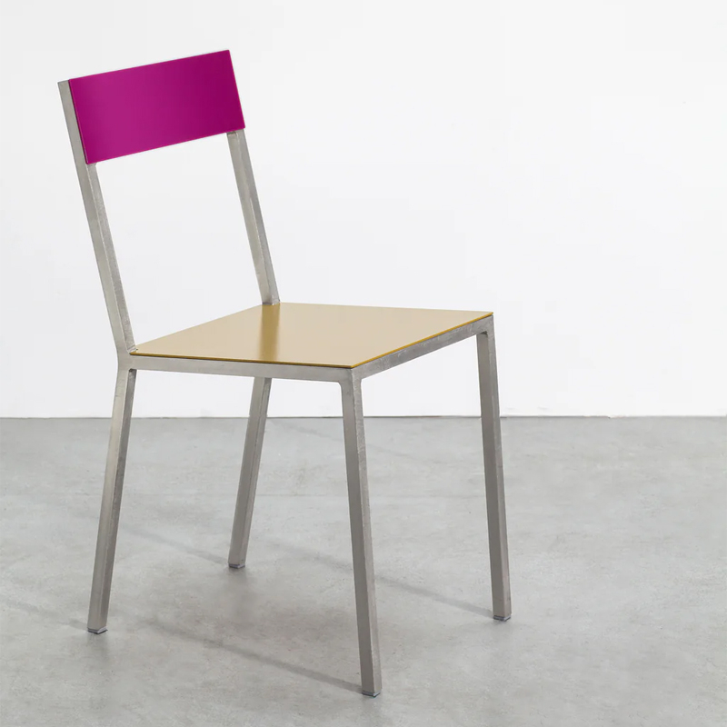 Chaise ALU Curry/ violet VALERIE OBJECTS