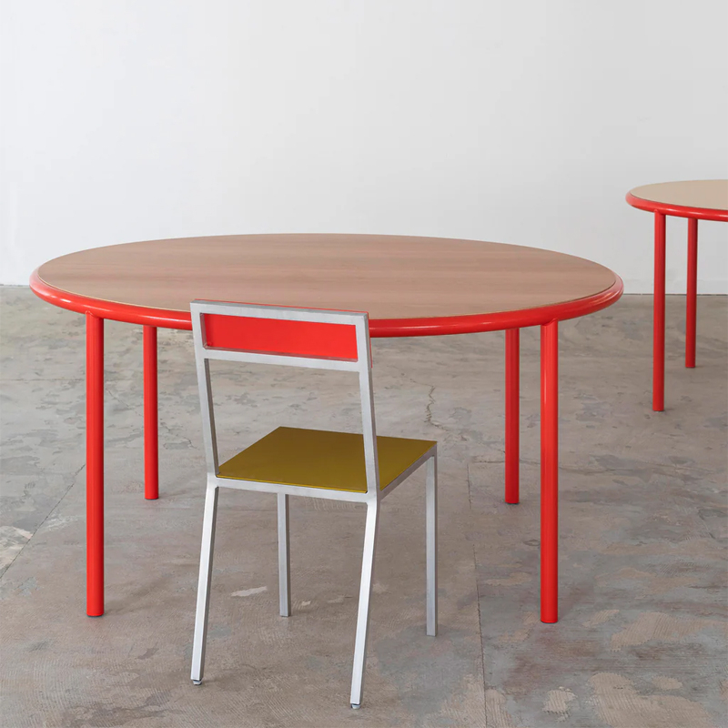 Chaise ALU Curry/ rouge VALERIE OBJECTS