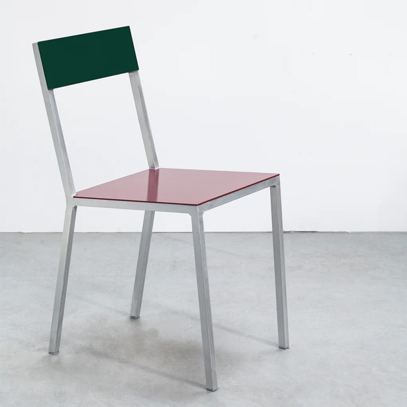 Chaise ALU Bordeaux/ vert VALERIE OBJECTS