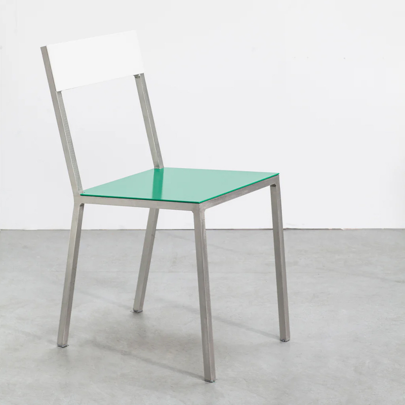 Chaise ALU Vert/ blanc VALERIE OBJECTS