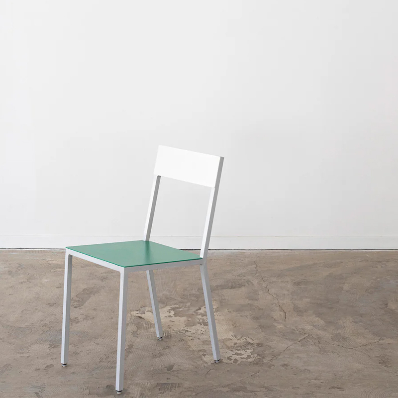 Chaise ALU Vert/ blanc VALERIE OBJECTS