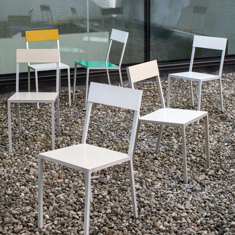 Chaise ALU Vert/ blanc VALERIE OBJECTS