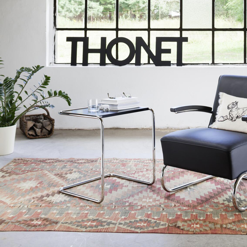Table d'appoint guéridon SET B 97 Noir THONET