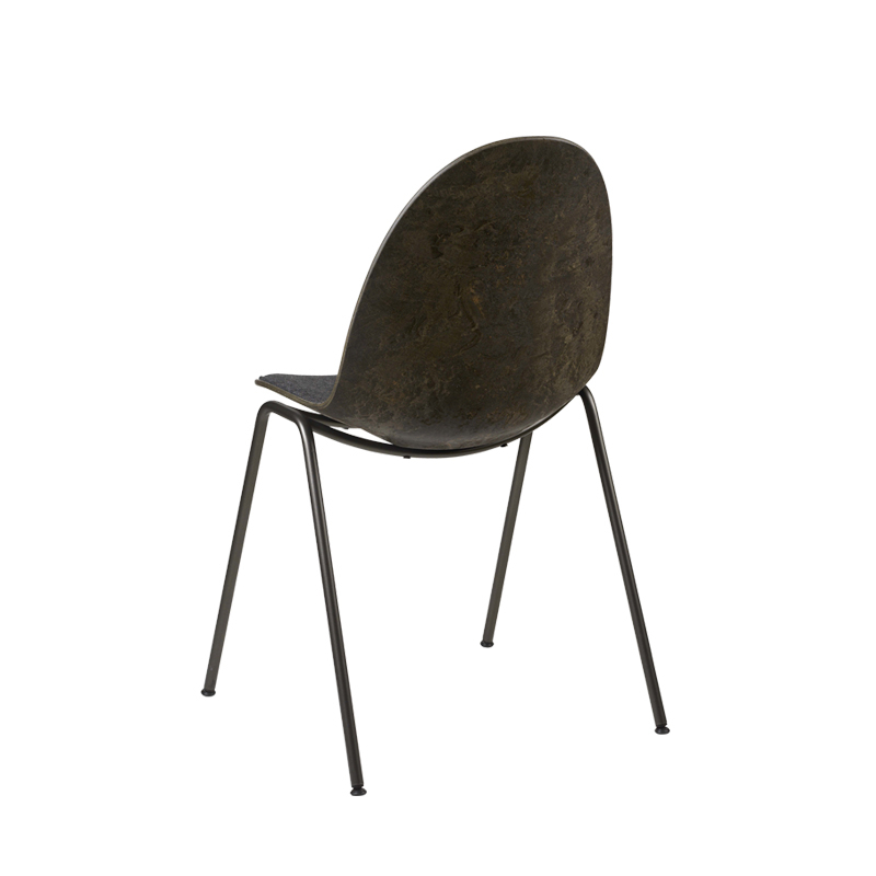 Chaise ETERNITY assise rembourrée Re-Wool 198 MATER
