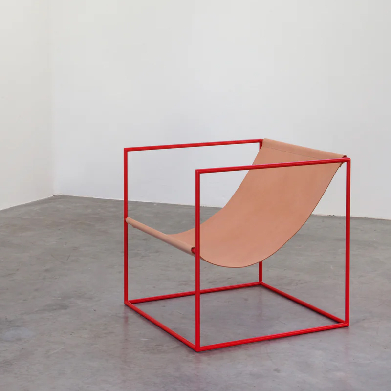 Fauteuil SOLO SEAT Rouge VALERIE OBJECTS