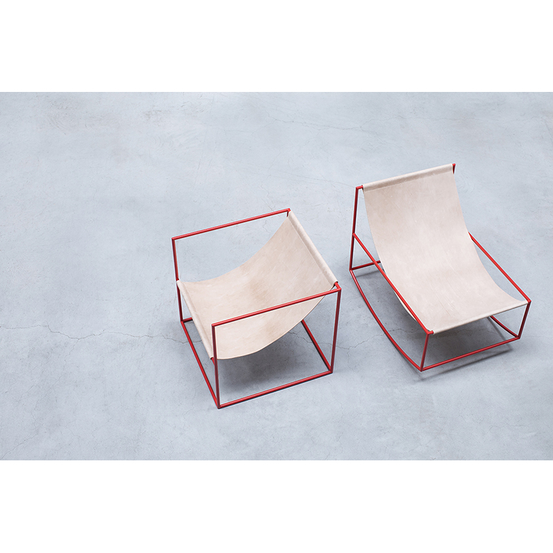 Fauteuil SOLO SEAT Rouge VALERIE OBJECTS