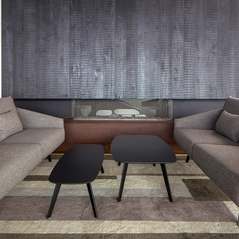 Table basse SOLAPA Fenix 58x118 Noir STUA