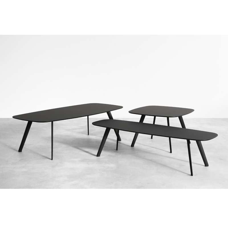 Table basse SOLAPA Fenix 58x118 Noir STUA