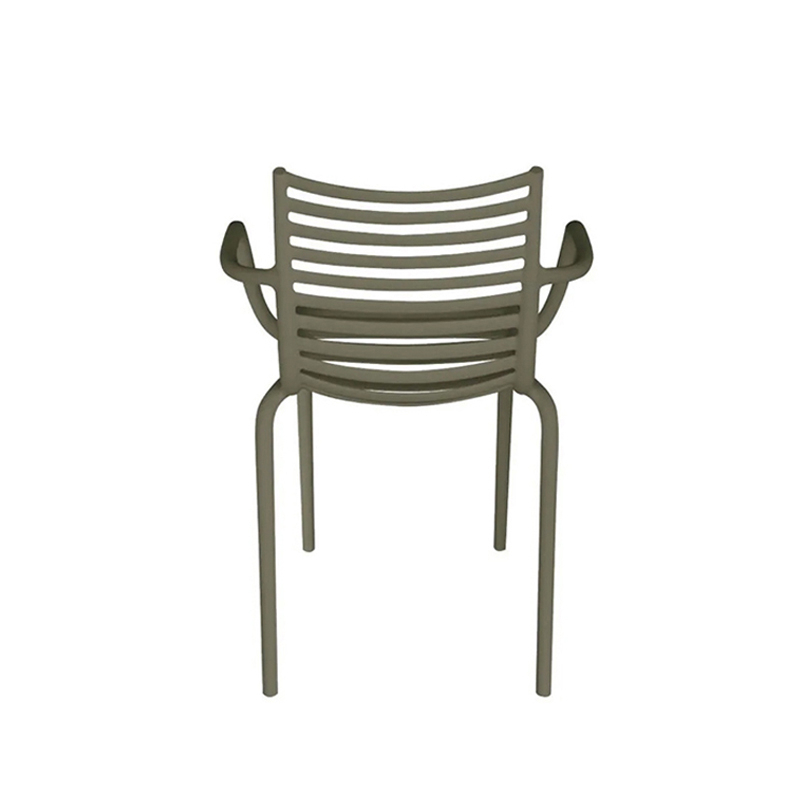 Chaise PIP-e avec accoudoirs Gris foncé DRIADE