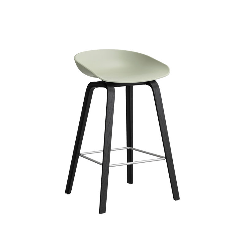Tabouret haut ABOUT A STOOL AAS 32 H65 Pastel green HAY