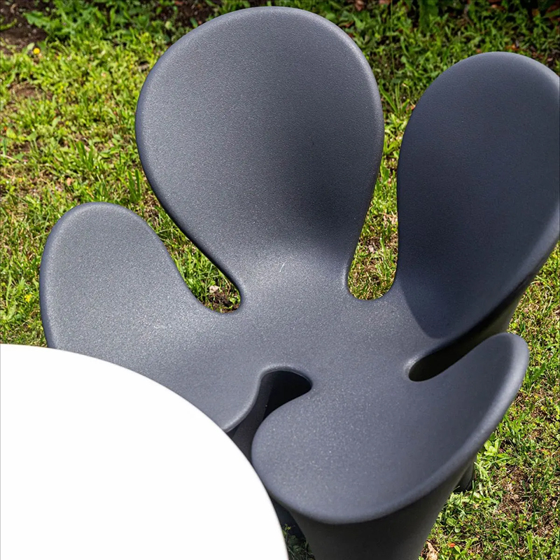 Fauteuil CLOVER Gris anthracite DRIADE