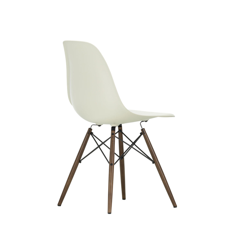 Chaise EAMES PLASTIC CHAIR DSW érable foncé Gris galet RE VITRA