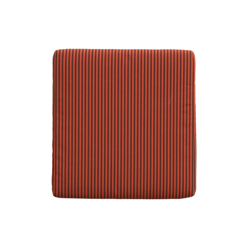 Coussin Coussin pour chaise TYPE Rayé orange marron HAY