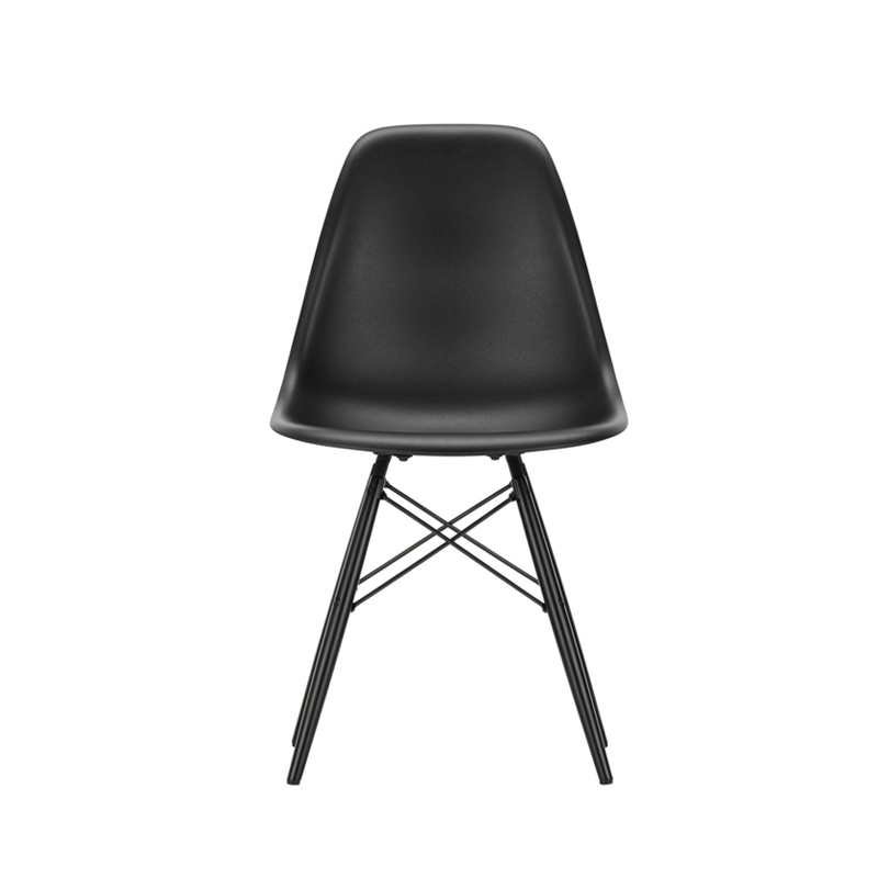 Chaise EAMES PLASTIC CHAIR DSW érable noir Noir RE VITRA