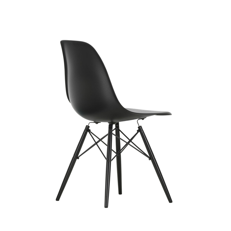 Chaise EAMES PLASTIC CHAIR DSW érable noir Noir RE VITRA