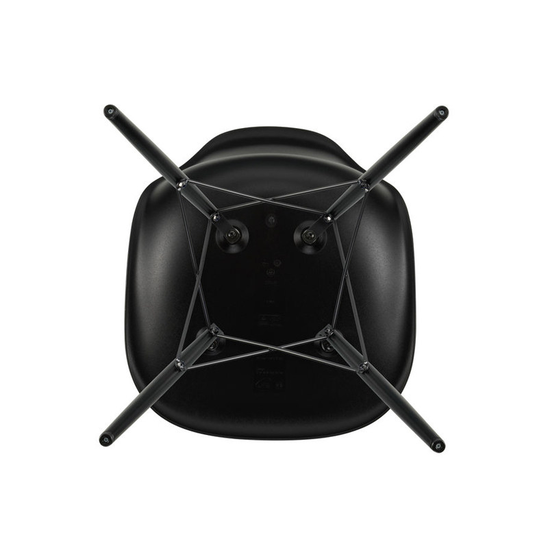Chaise EAMES PLASTIC CHAIR DSW érable noir Noir RE VITRA