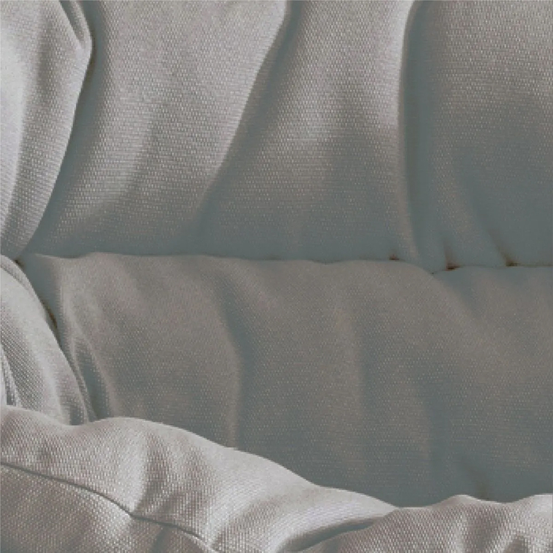 Coussin Coussin pour fauteuil ROLY POLY Bonifacio gris clair DRIADE