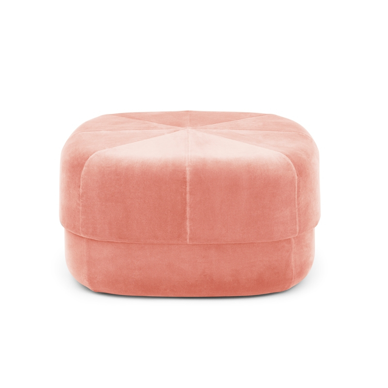 Pouf CIRCUS Large Velours blush Normann Copenhagen
