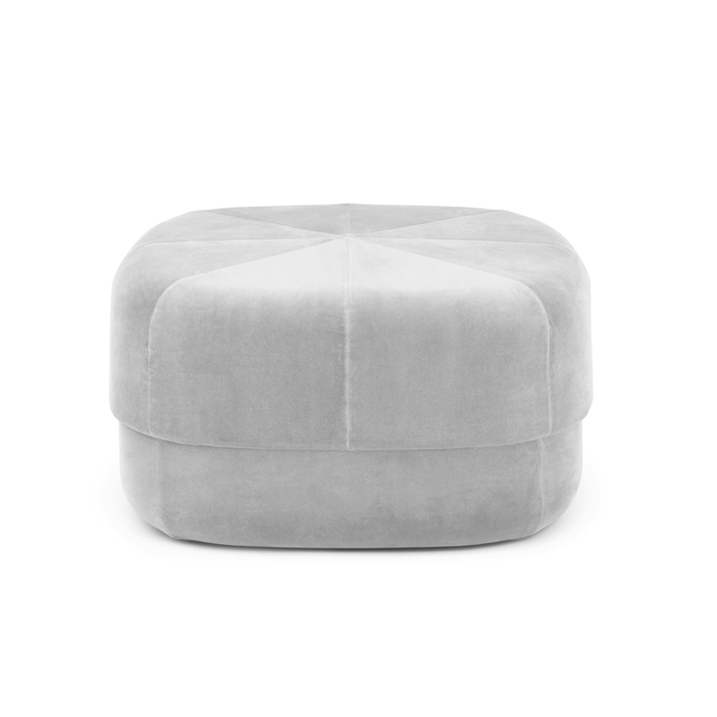 Pouf CIRCUS Large Velours beige Normann Copenhagen