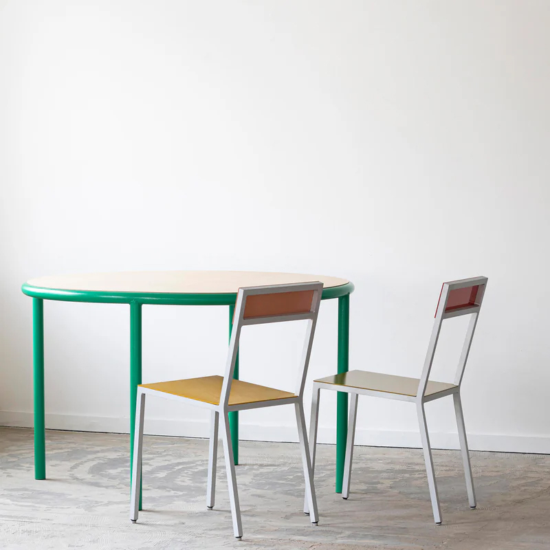 Table WOODEN TABLE ROUND L Vert VALERIE OBJECTS