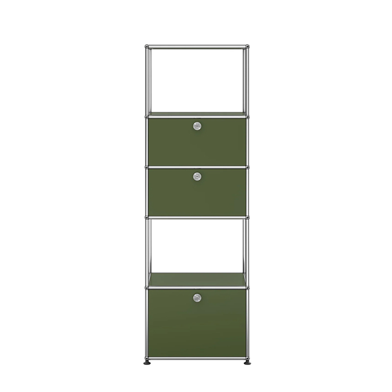 Meuble de rangement USM HALLER M52 Vert olive USM HALLER