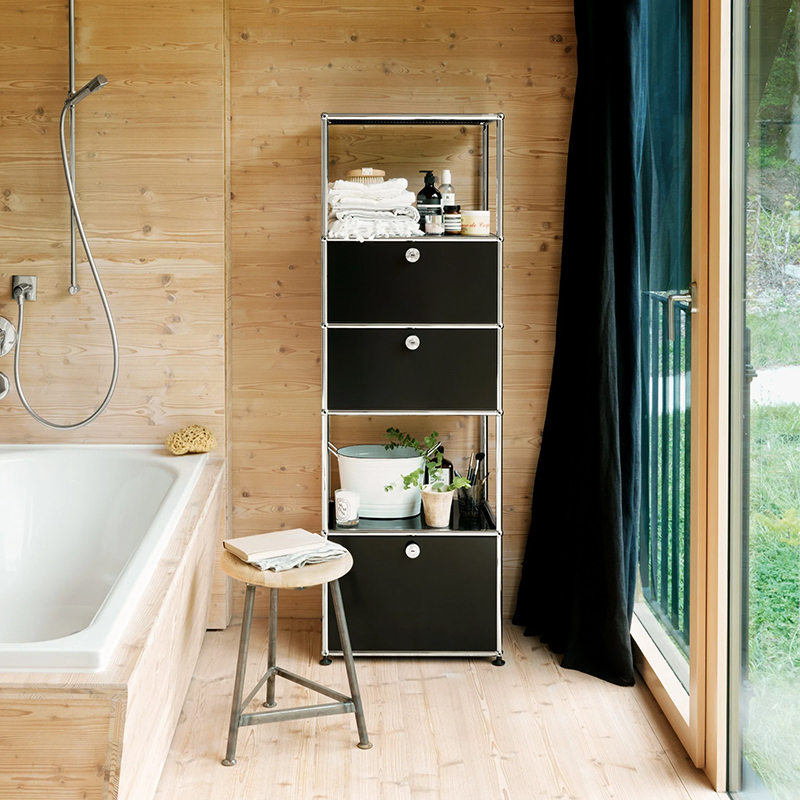 Meuble de rangement USM HALLER M52 Anthracite USM HALLER