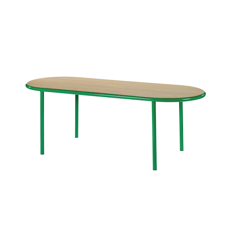 Table WOODEN TABLE OVAL Vert VALERIE OBJECTS