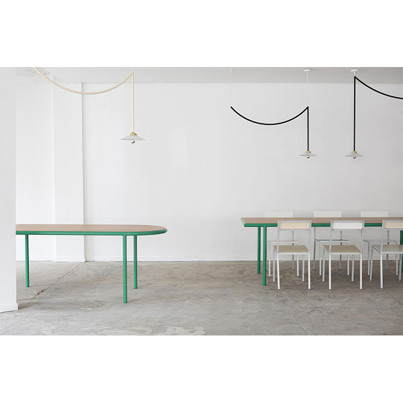 Table WOODEN TABLE OVAL Vert VALERIE OBJECTS