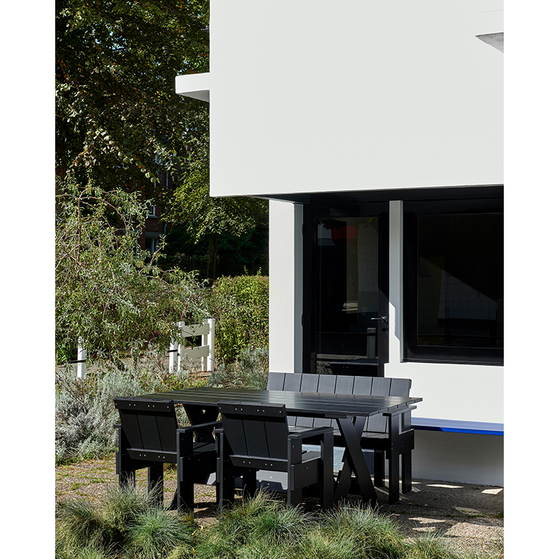 Table extérieur CRATE L 230 Noir HAY