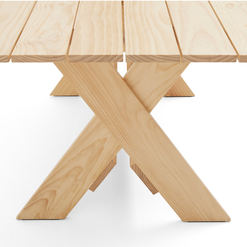 Table extérieur CRATE L 230 Pin HAY