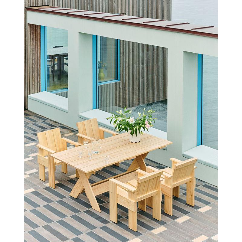 Table extérieur CRATE L 230 Pin HAY