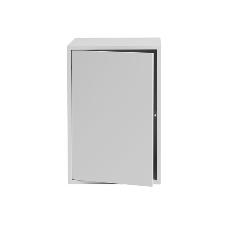 Etagère STACKED Large avec porte Gris MUUTO
