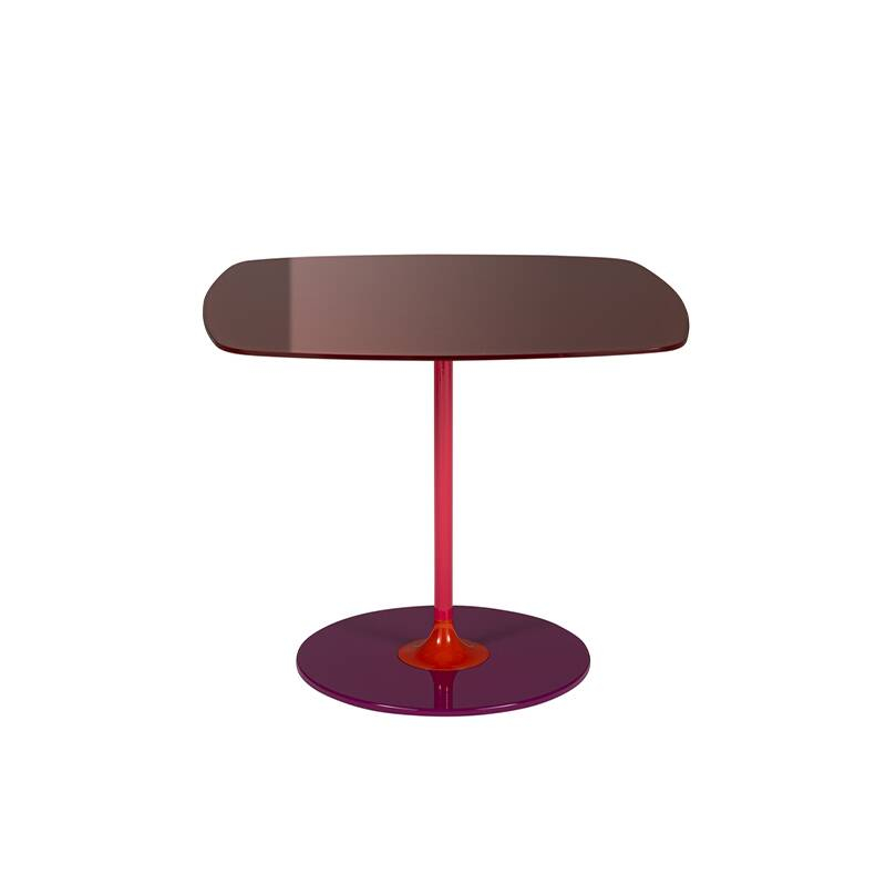 Table d'appoint guéridon THIERRY H 40 Bordeaux KARTELL