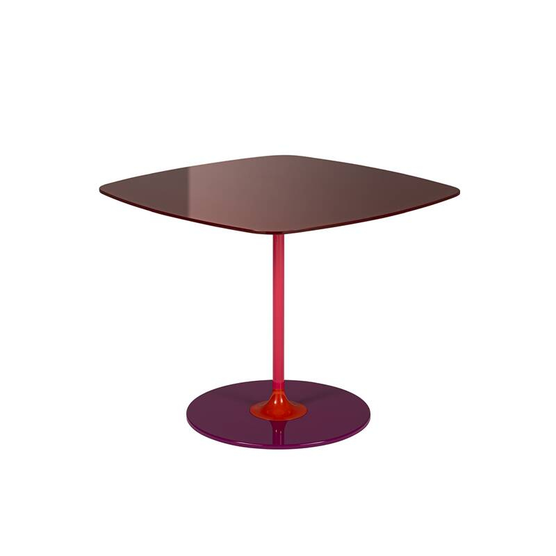 Table d'appoint guéridon THIERRY H 40 Bordeaux KARTELL