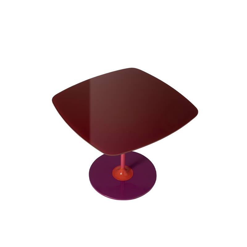 Table d'appoint guéridon THIERRY H 40 Bordeaux KARTELL