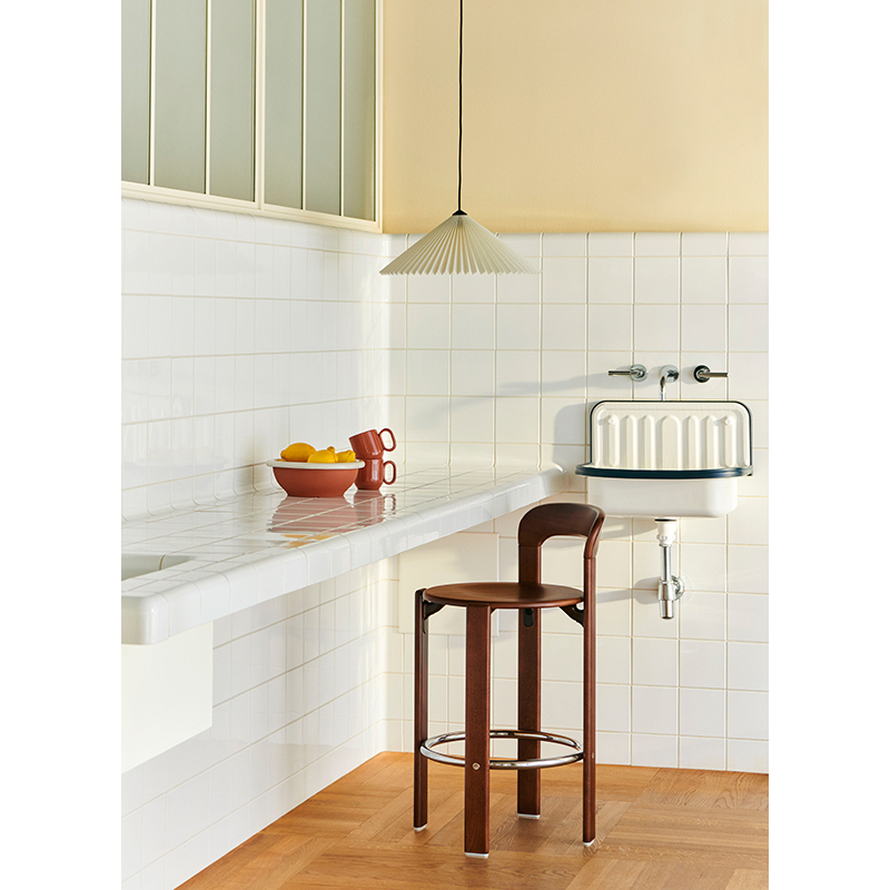 Tabouret haut REY H 65 Marron umber HAY