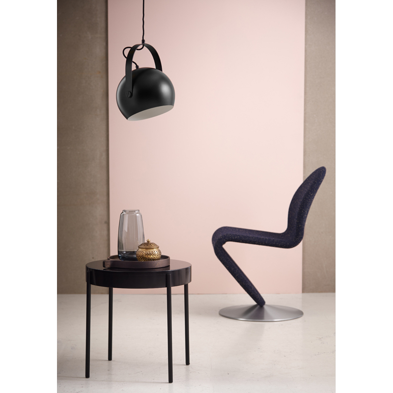Suspension BALL avec poignée Ø 19 Noir mat FRANDSEN