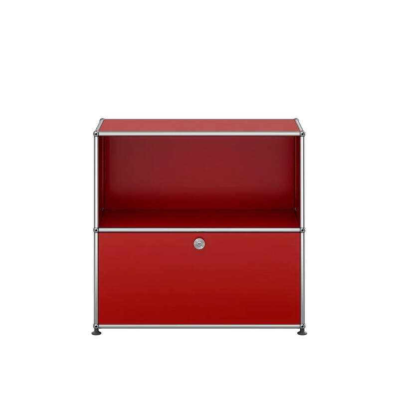 Meuble de rangement USM HALLER M62 Rouge rubis USM USM HALLER