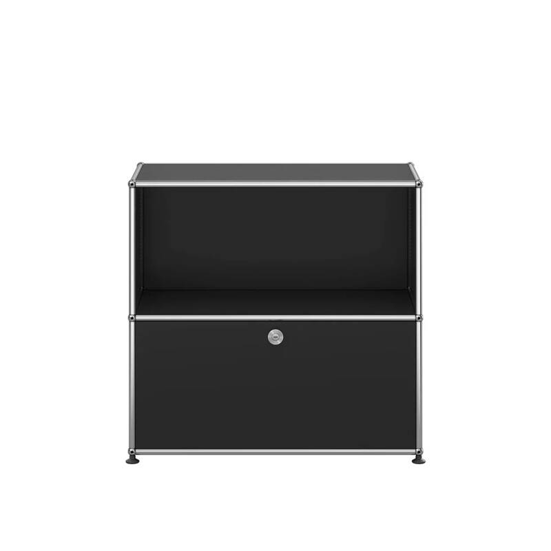 Meuble de rangement USM HALLER M62 Noir graphite USM HALLER