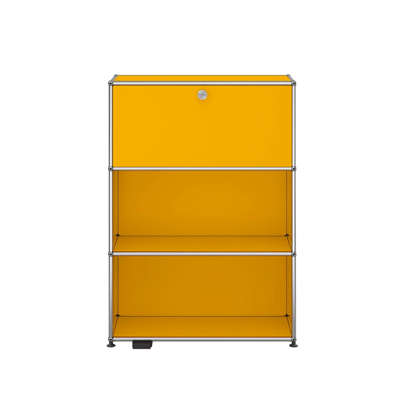 Meuble de rangement USM HALLER E M58 Jaune or USM HALLER