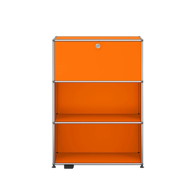 Meuble de rangement USM HALLER E M58 Orange pur USM HALLER
